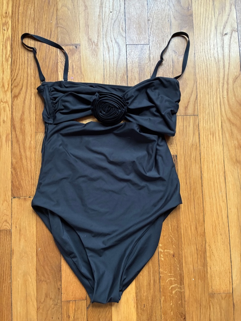 Boamar Revolve x Anthropologie Love One Piece Bathing Suit XL Cut Out Black READ